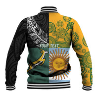 Personalised Rugby 2025 Championship Baseball Jacket Combination of Southern Hemisphere Countries - Polynesian Pride
