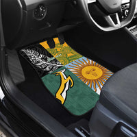 Rugby 2025 Championship Car Mats Combination of Southern Hemisphere Countries - Polynesian Pride