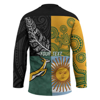 Personalised Rugby 2025 Championship Hockey Jersey Combination of Southern Hemisphere Countries - Polynesian Pride