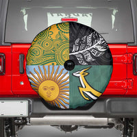 Rugby 2025 Championship Spare Tire Cover Combination of Southern Hemisphere Countries - Polynesian Pride