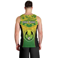 Papua New Guinea Rugby Men Tank Top Enga Mioks PNG Polynesian Pattern LT14 - Polynesian Pride