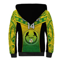 Custom Papua New Guinea Rugby Sherpa Hoodie Enga Mioks PNG Polynesian Pattern LT14 - Polynesian Pride
