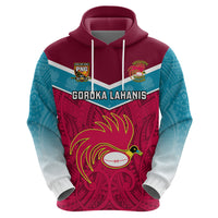Papua New Guinea Rugby Hoodie Goroka Lahanis PNG Polynesian Pattern LT14 - Polynesian Pride