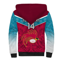 Custom Papua New Guinea Rugby Sherpa Hoodie Goroka Lahanis PNG Polynesian Pattern LT14 - Polynesian Pride