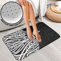 New Zealand Silver Fern Rugby Custom Bathroom Set Maori Koru Go Black Fern LT14 - Polynesian Pride