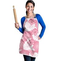 Pink Aloha Hawaii Apron Monstera Hibiscus Plumeria Seamless Vibes - Polynesian Pride