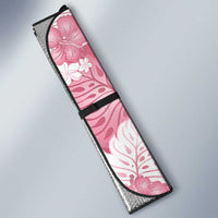 Pink Aloha Hawaii Auto Sun Shade Monstera Hibiscus Plumeria Seamless Vibes - Polynesian Pride