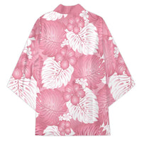 Pink Aloha Hawaii Kimono Monstera Hibiscus Plumeria Seamless Vibes - Polynesian Pride