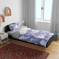 Purple Aloha Hawaii Bedding Set Monstera Hibiscus Plumeria Seamless Vibes LT14 - Polynesian Pride