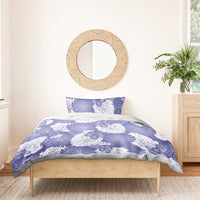Purple Aloha Hawaii Bedding Set Monstera Hibiscus Plumeria Seamless Vibes LT14 - Polynesian Pride