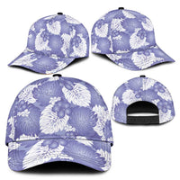 Purple Aloha Hawaii Classic Cap Monstera Hibiscus Plumeria Seamless Vibes LT14 - Polynesian Pride