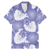 Purple Aloha Hawaii Family Matching Mermaid Dress and Hawaiian Shirt Monstera Hibiscus Plumeria Seamless Vibes - Polynesian Pride