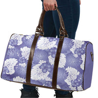 Purple Aloha Hawaii Travel Bag Monstera Hibiscus Plumeria Seamless Vibes LT14 - Polynesian Pride
