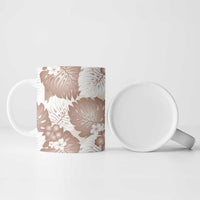 Mocha Mousse Aloha Hawaii Ceramic Mug Monstera Hibiscus Plumeria Seamless Vibes LT14 - Polynesian Pride