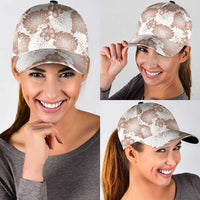 Mocha Mousse Aloha Hawaii Classic Cap Monstera Hibiscus Plumeria Seamless Vibes LT14 - Polynesian Pride