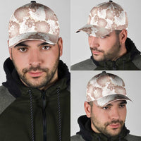Mocha Mousse Aloha Hawaii Classic Cap Monstera Hibiscus Plumeria Seamless Vibes LT14 - Polynesian Pride