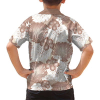Mocha Mousse Aloha Hawaii Hawaiian Shirt Monstera Hibiscus Plumeria Seamless Vibes - Polynesian Pride