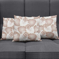 Mocha Mousse Aloha Hawaii Pillow Cover Monstera Hibiscus Plumeria Seamless Vibes - Polynesian Pride