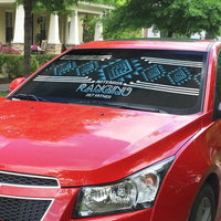 Aotearoa Atua Ranginui Auto Sun Shade Maori Sky Father Taniko Motifs LT14 - Polynesian Pride