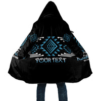 Aotearoa Atua Ranginui Personalised Cloak Maori Sky Father Taniko Motifs LT14 Unisex Blue - Polynesian Pride