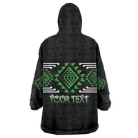 Aotearoa Atua Papatuanuku Personalised Wearable Blanket Hoodie Maori Earth Mother Taniko Motifs LT14 - Polynesian Pride