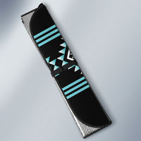 Aotearoa Atua Tangaroa Auto Sun Shade Maori God Of The Sea Taniko Motifs LT14 - Polynesian Pride