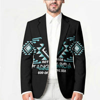 Aotearoa Atua Tangaroa Personalised Blazer Maori God Of The Sea Taniko Motifs LT14 - Polynesian Pride
