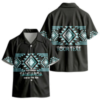 Aotearoa Atua Tangaroa Personalised Kid Hawaiian Shirt Maori God Of The Sea Taniko Motifs LT14 - Polynesian Pride