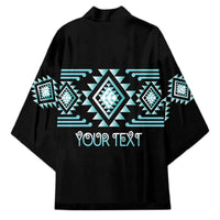 Aotearoa Atua Tangaroa Personalised Kimono Maori God Of The Sea Taniko Motifs LT14 - Polynesian Pride