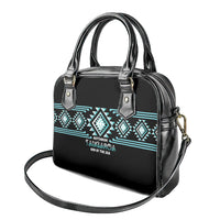 Aotearoa Atua Tangaroa Shoulder Handbag Maori God Of The Sea Taniko Motifs LT14 - Polynesian Pride