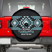 Aotearoa Atua Tangaroa Spare Tire Cover Maori God Of The Sea Taniko Motifs LT14 - Polynesian Pride