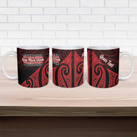 Personalised Keep Maori Wards New Zealand Ceramic Mug Stronger Together Aotearoa Taniko LT14 - Polynesian Pride