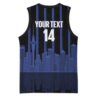 New Zealand Auckland Football Custom Basketball Jersey Go City of Sails Est 2025