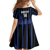 New Zealand Auckland Football Custom Family Matching Off Shoulder Short Dress and Hawaiian Shirt Go City of Sails Est 2025 LT14 - Polynesian Pride