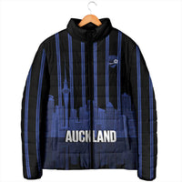 New Zealand Auckland Football Custom Padded Jacket Go City of Sails Est 2025