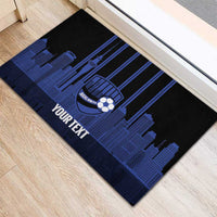 New Zealand Auckland Football Custom Rubber Doormat Go City of Sails Est 2025