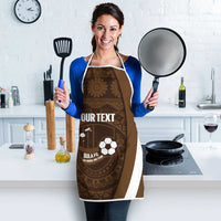 Bula Fiji Football Custom Apron One Vanua One Team Tapa Pattern