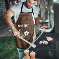 Bula Fiji Football Custom Apron One Vanua One Team Tapa Pattern