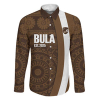 Bula Fiji Football Custom Family Matching Off Shoulder Maxi Dress and Hawaiian Shirt One Vanua One Team Tapa Pattern