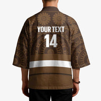Bula Fiji Football Custom Kimono One Vanua One Team Tapa Pattern
