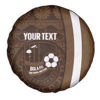 Bula Fiji Football Custom Spare Tire Cover One Vanua One Team Tapa Pattern