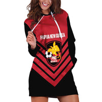 Hekari Papua New Guinea Football Custom Hoodie Dress Go PNG Red Army