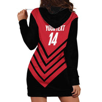 Hekari Papua New Guinea Football Custom Hoodie Dress Go PNG Red Army