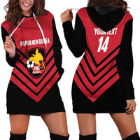 Hekari Papua New Guinea Football Custom Hoodie Dress Go PNG Red Army