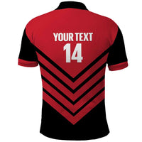 Hekari Papua New Guinea Football Custom Polo Shirt Go PNG Red Army