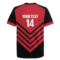 Hekari Papua New Guinea Football Custom Rugby Jersey Go PNG Red Army