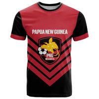 Hekari Papua New Guinea Football Custom T Shirt Go PNG Red Army