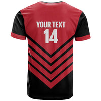 Hekari Papua New Guinea Football Custom T Shirt Go PNG Red Army
