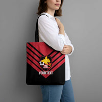 Hekari Papua New Guinea Football Custom Tote Bag Go PNG Red Army