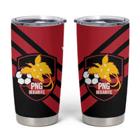 Hekari Papua New Guinea Football Custom Tumbler Cup Go PNG Red Army